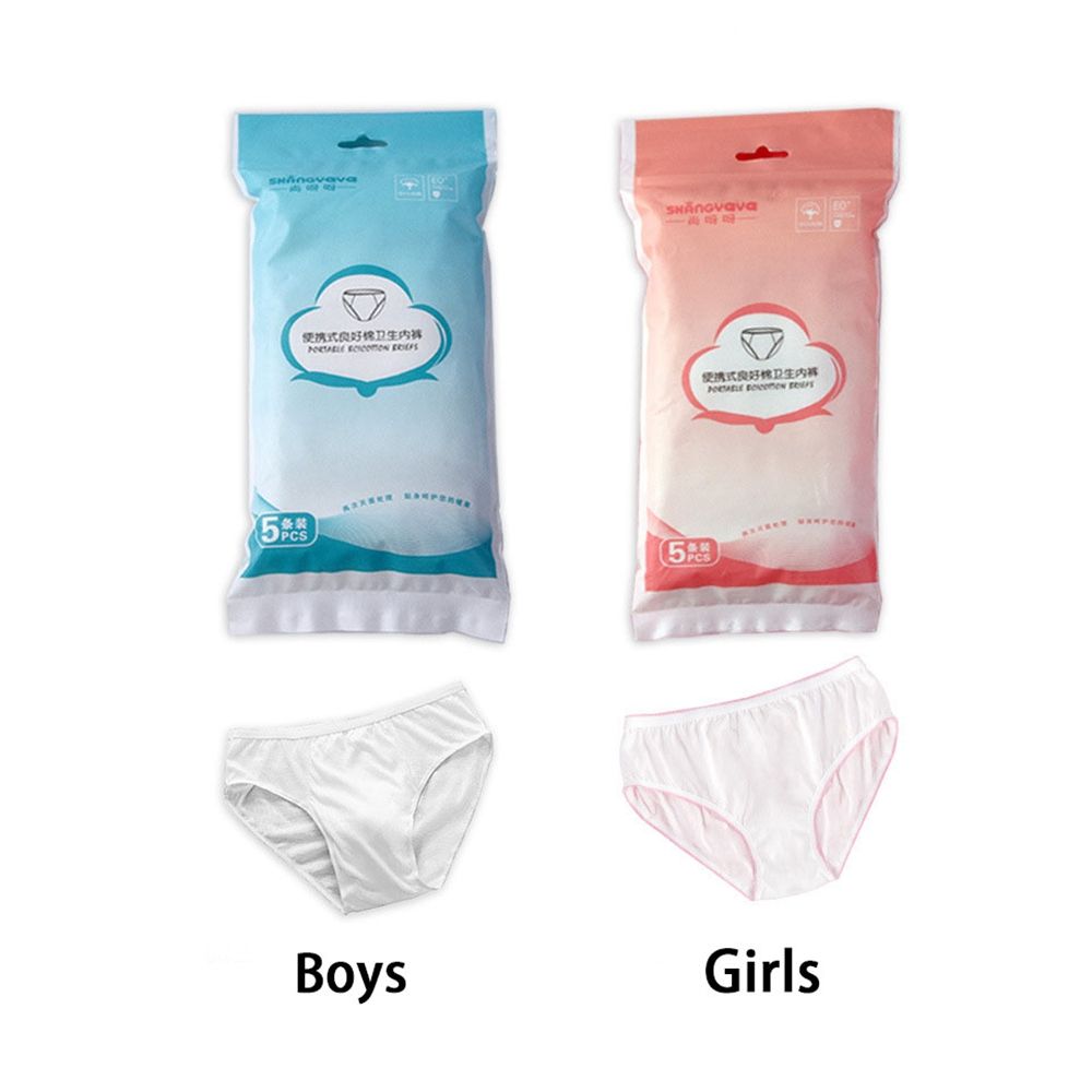 Baby Intimates Boy Panties Portable Kids Underwears Children's Disposable Panties Kids Briefs Travel Hotel Supplies