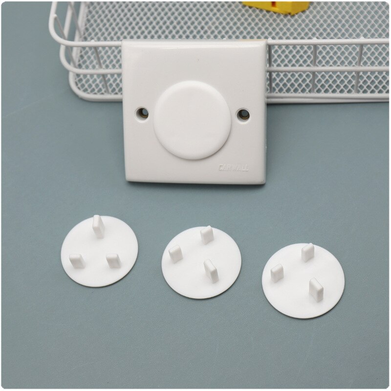 10pcs Baby British Standard Safety Socket Protective Cover Kids Anti-electric Shock Plug Cover Infant Power Protective New