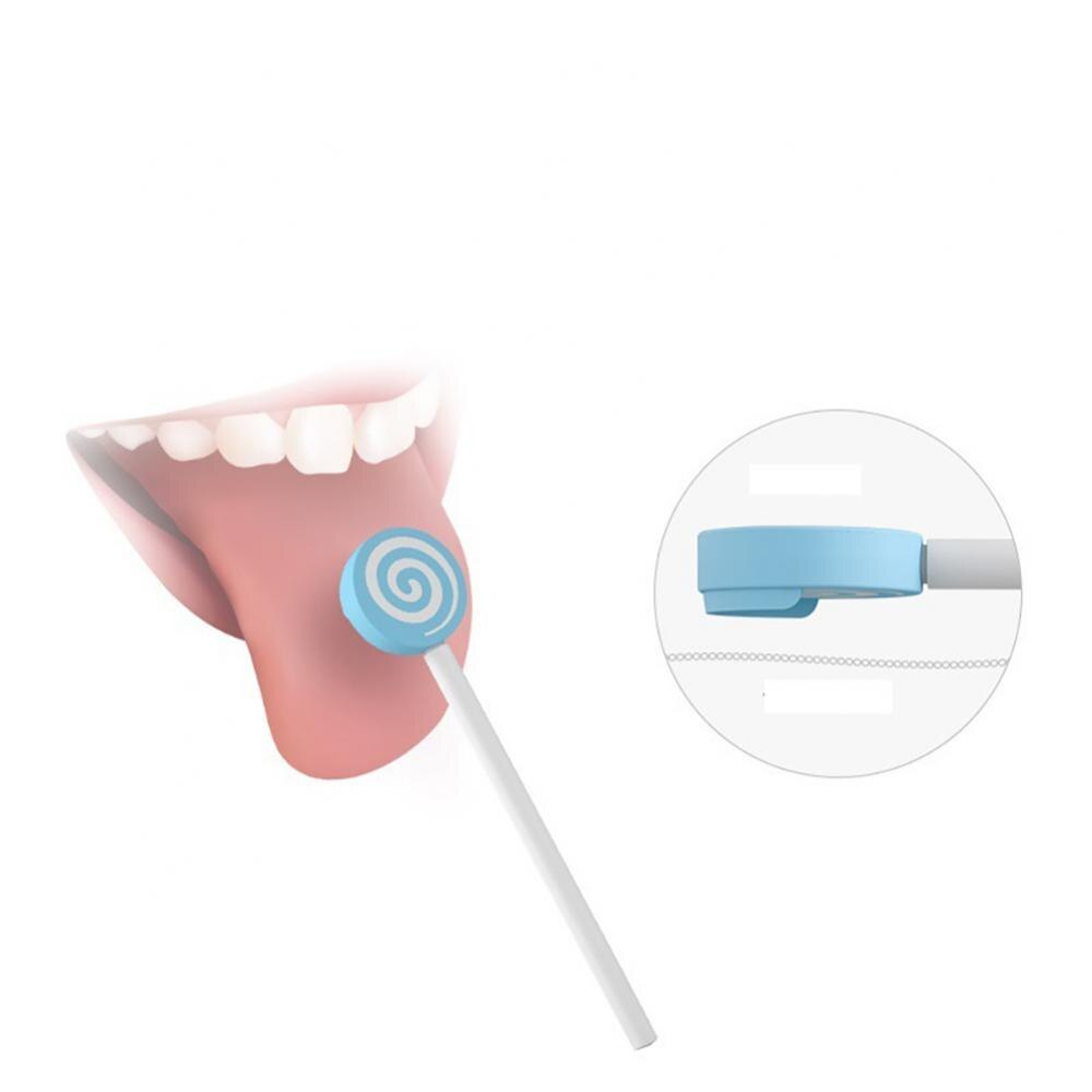 Tongue Coating Cleaner Baby Tongue Coating Cleaner Compact Fashionable And Cute Baby Oral Cleaning Baby Care Tools Lollipop Cute