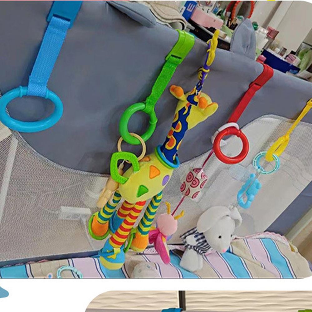 Pendants Bed Rings Learn To Stand For Baby Baby Crib Hooks Baby Toys Use Hooks Pull Ring