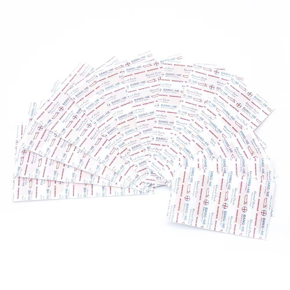 100Pcs/lot Adhesive Plasters Multi Size Travel Emergency Kits Medical Curved Anti-Bacteria Patches Wound Strips Tape Bandages