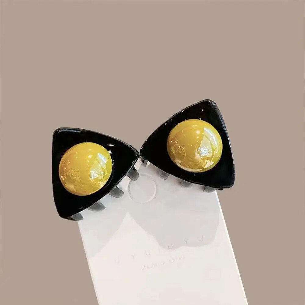 Cat Ear Imitation Pearl Hairpin Barrette Kids Bangs Clip Hair Accessory Korean Style Hair Claw Girl Small Hair Clip