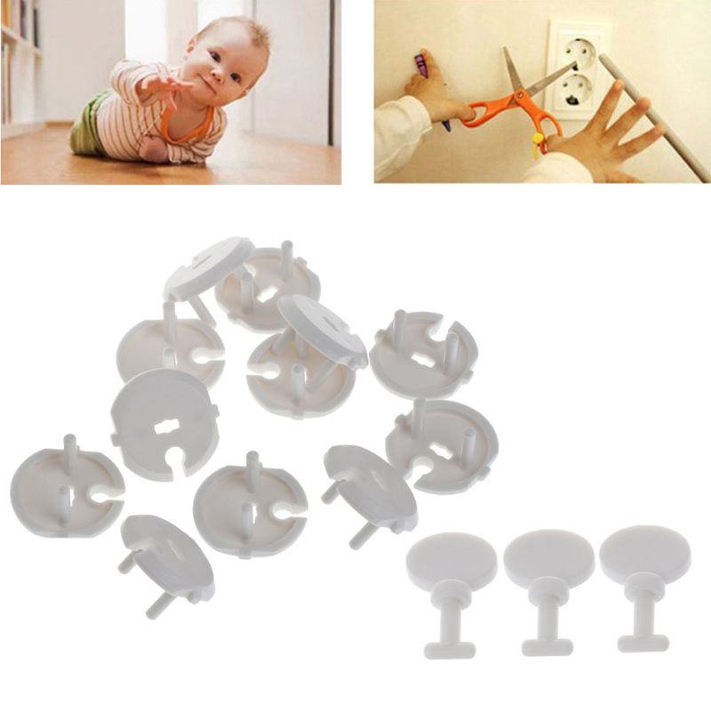 12x Outlet Covers Baby Proofing Socket Protectors Child Safety Plug Caps FRA Safety Improved Outlet Cap A2UB