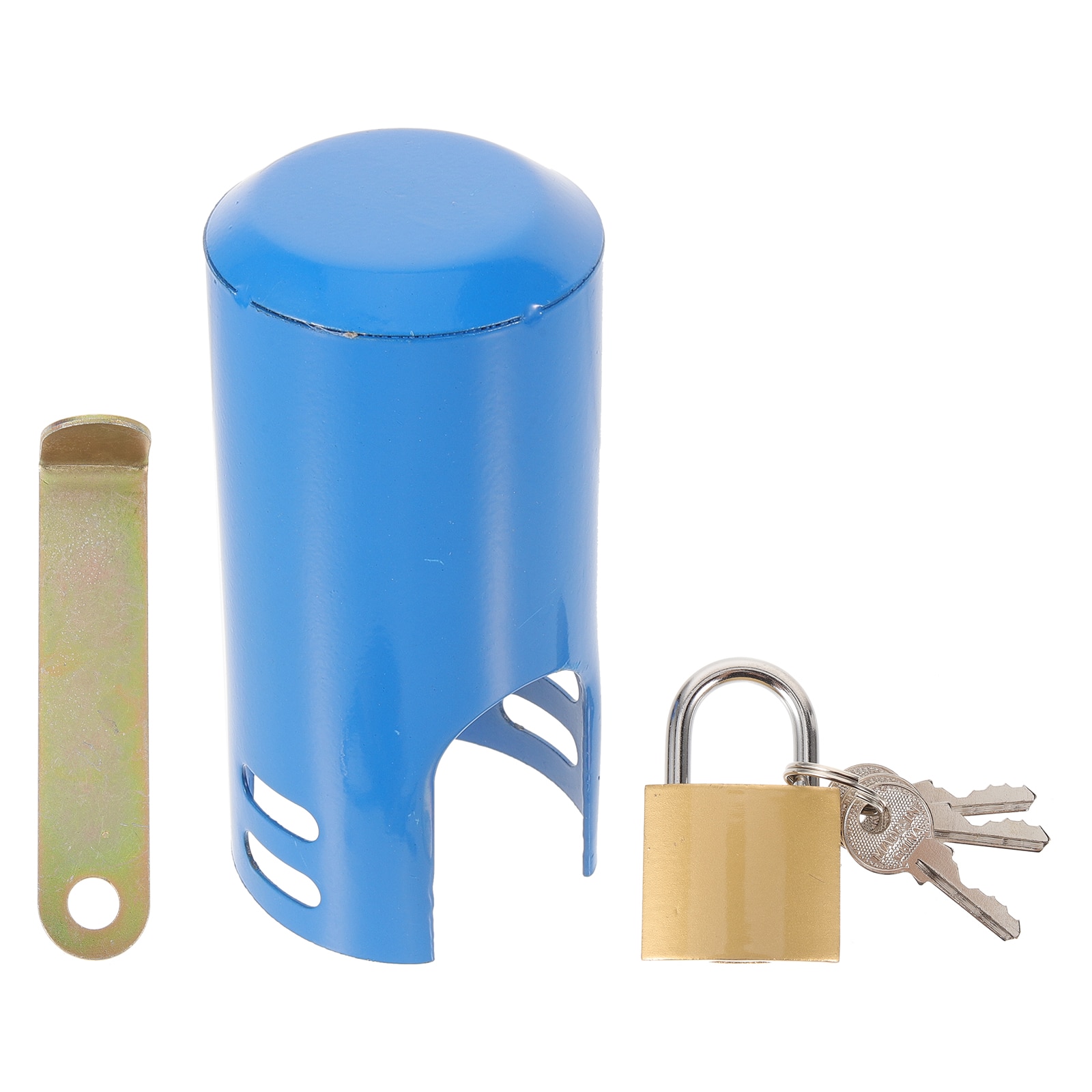1 Set of Outdoor Lock Anti-theft Garden Hose Tap Lock Water Spigot Lock Protection Cover