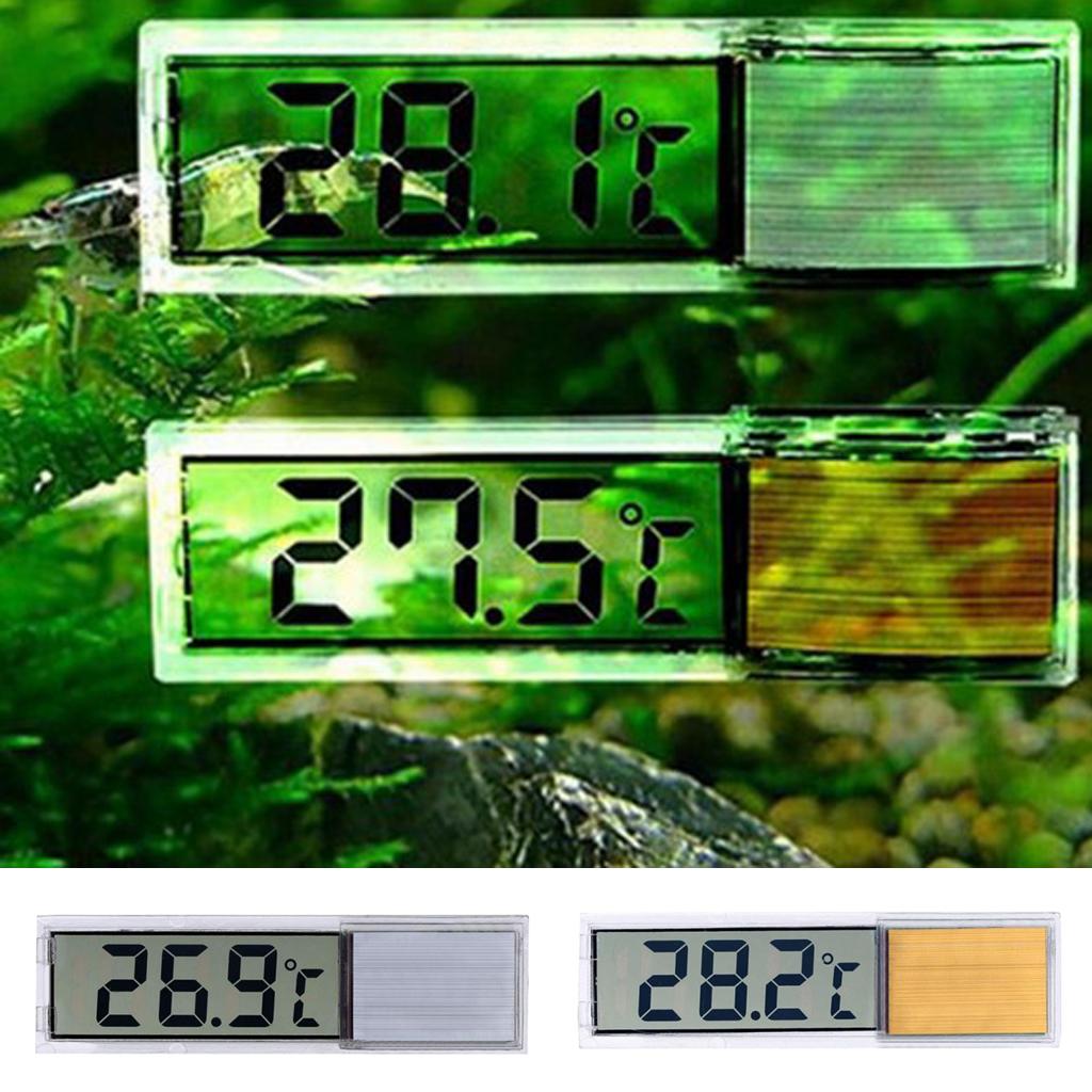 2 Options Fish Tank Aquarium Temperature Meter 3D LCD Digital