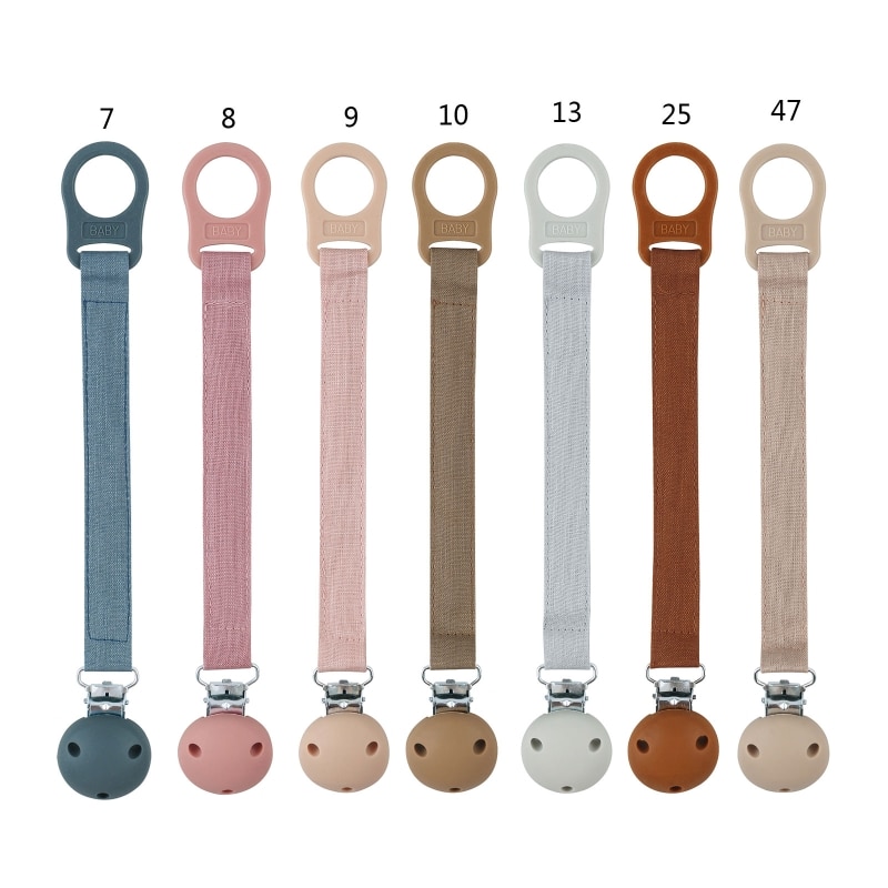Children Pacifier Clips Chains Soother Holder Baby Clip Nipple Holder for Newborn Teether Accessories