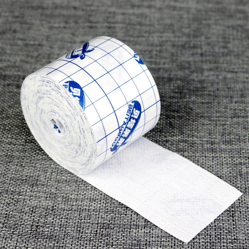 2Roll/lot 5cmx5m Patches Wound Medical Strip Curved Non-woven Adhesive Healing First Aid Bandage Breathable Dressing Fixing Tape