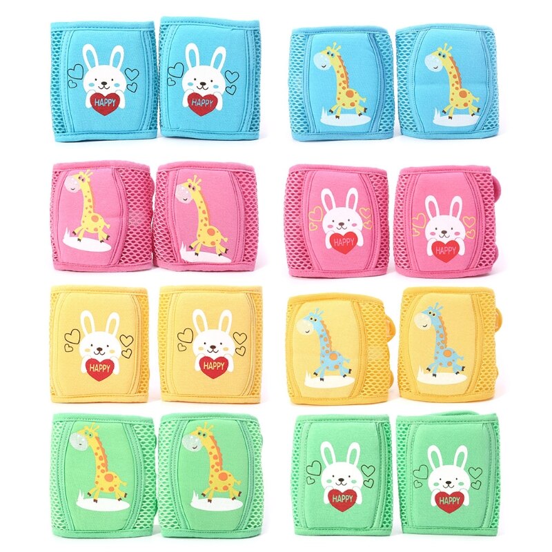Kids Girl Boy Crawling Elbow Toddlers Baby Knee Pads Protector Safety Mesh