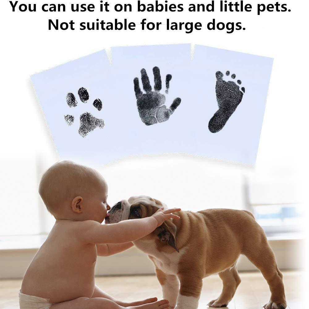 Pet Dog Footprint Handprint Pad Safe Non-toxic Printing Pad Pet Footprint Baby Paw Print Pad Footprint Pad Ink-free