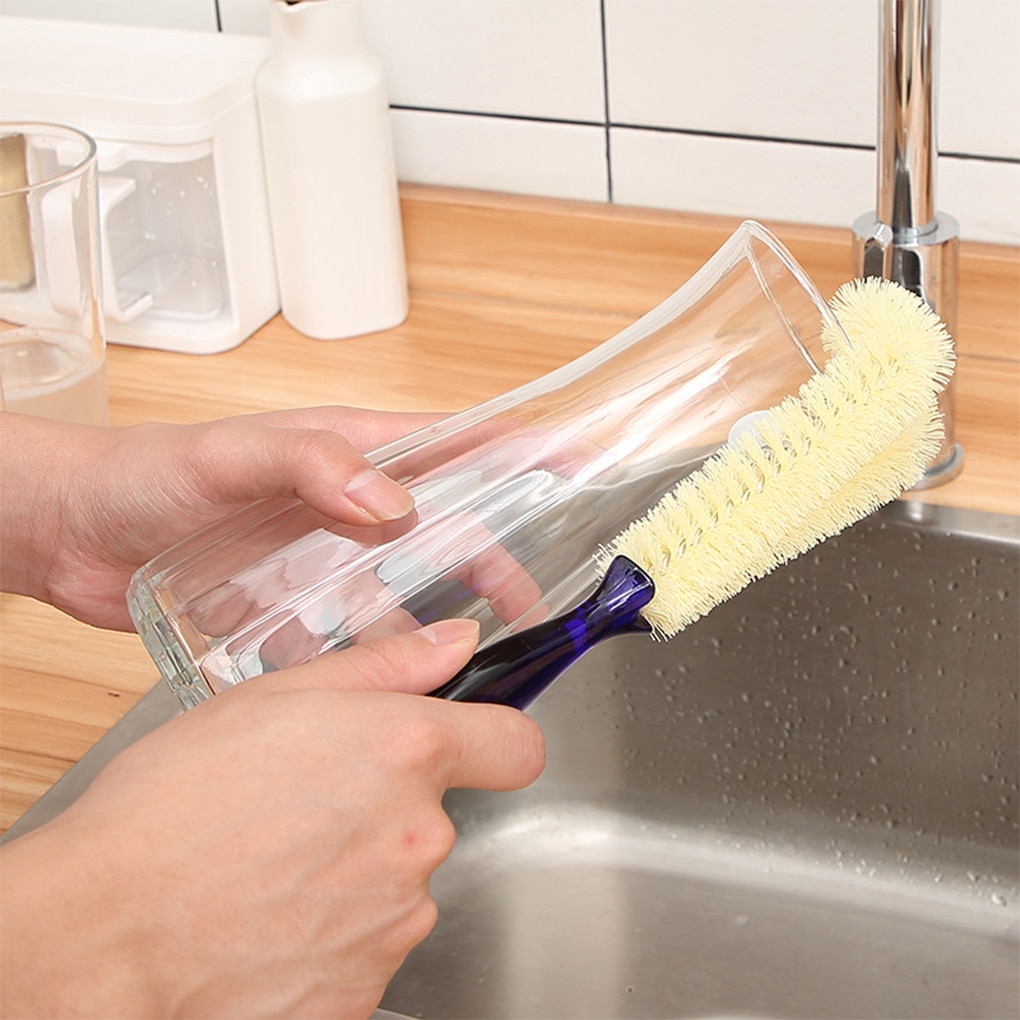 Cup Cleaning Brush Bottle Scrubber Carrot Shape Clean Brushes Soft Head