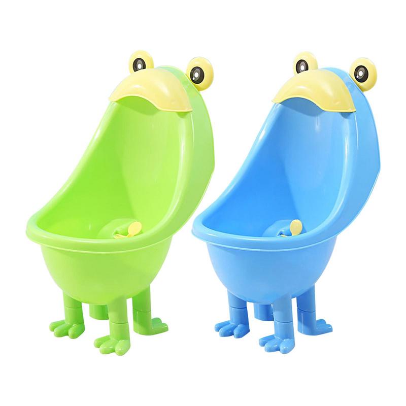 Cute Frog Potty Training Urinal Frog Potty Funny Aiming Target Windmill Pee Trainer Urinal 13.7*9*8.2in Potty Urinal Pee Trainer
