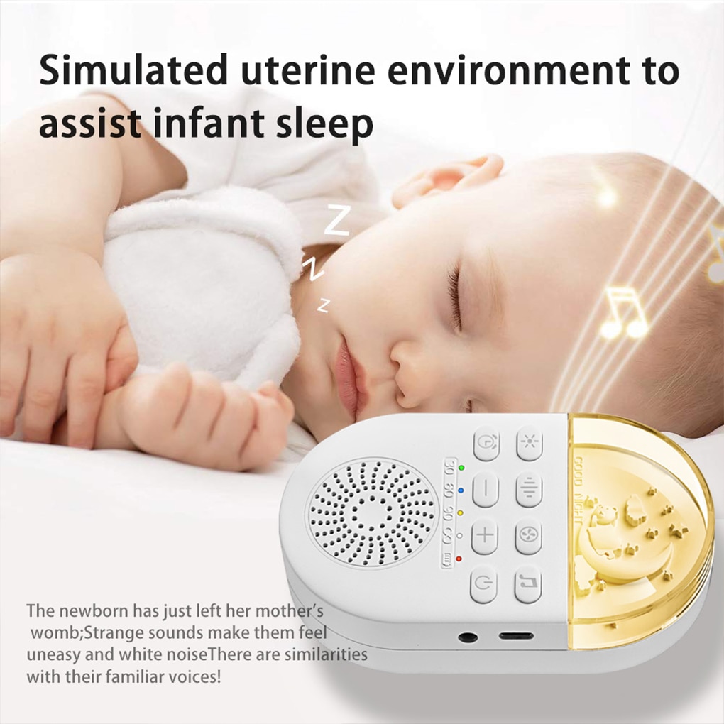 ABS Childrens White Noise Machine For Assisting Breathing And Deeper Sleep Calming And Relaxing Sleep Sleep And Relaxation
