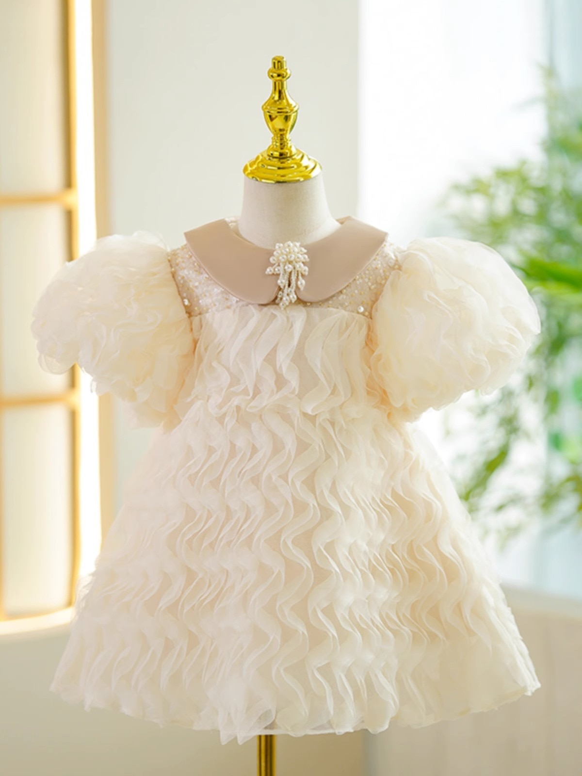 Flower Girls' dress bridesmaid for Wedding Princess Girl Dress kids 2023 Summer Sweet Lace Vestidos Children's Party C