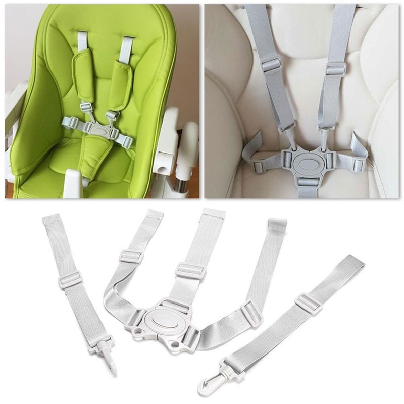 Baby Universal 5Point Harness High Chair Safe Belt for Stroller Kid Dining Chair