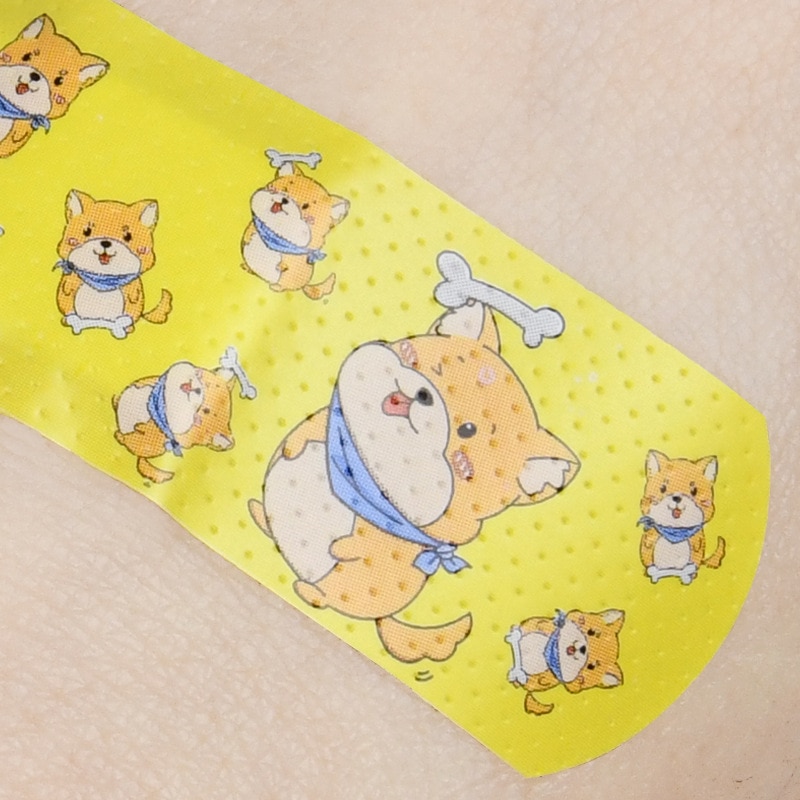 120pcs/lot Cartoon Animal Pattern Band Aid Hemostasis Adhesive Bandages Emergency Kit Wound Strips Plaster Patches for Kids