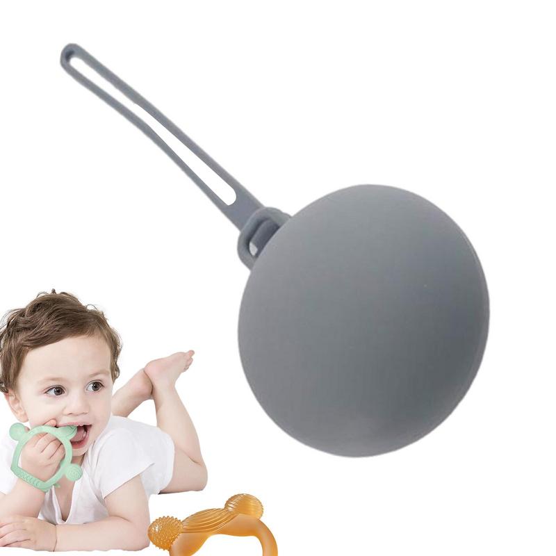Pacifier Cover Case Silicone Pacifier Storage Box Container Portable Travel Pacifiers Pouch Nipple Storage Organizer Pacifier