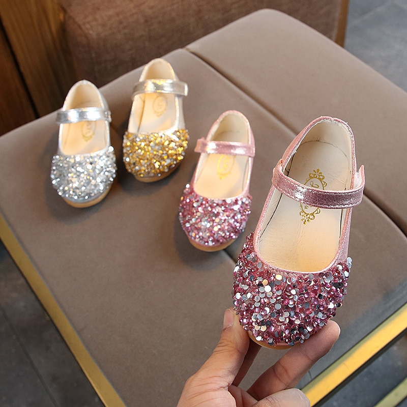 View larger image Share Spring New Children Shoes Girls Princess Shoes Glitter Children Baby Dance Shoes Casual Toddler Girl