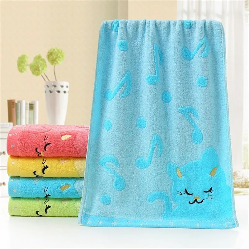 Cute Microfiber Absorbent Drying Bath Beach Towel Washcloth Swimwear Baby Towel