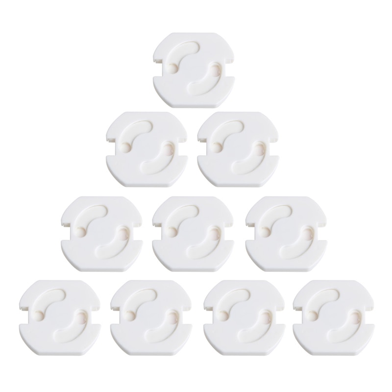 10pcs/set White Power Socket Electrical Outlet Baby Kids Child Safety Guard for Protection Anti Electric Shock Plugs
