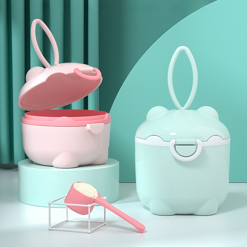 Baby Milk Powder Box Infant Feeding Container Newborn Food Storage Box Powder Dispenser Kid Meal Toddler Snack Portable Grade Pp