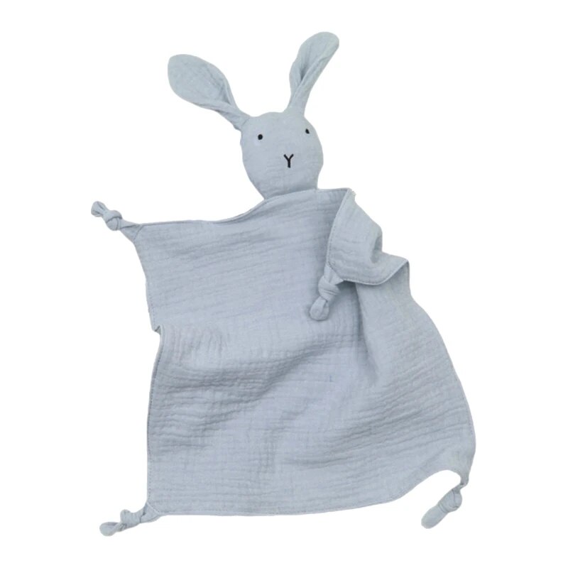 Soft Gauze Bibs Rabbit for DOLL Appease Towel Comfort Sleeping Cuddling Toy