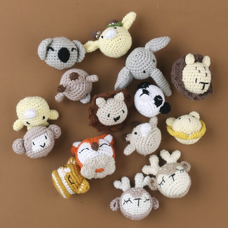AnimalInspired Crochet Beads Knitting Beads for DIY Jewelry & Crafts Durable