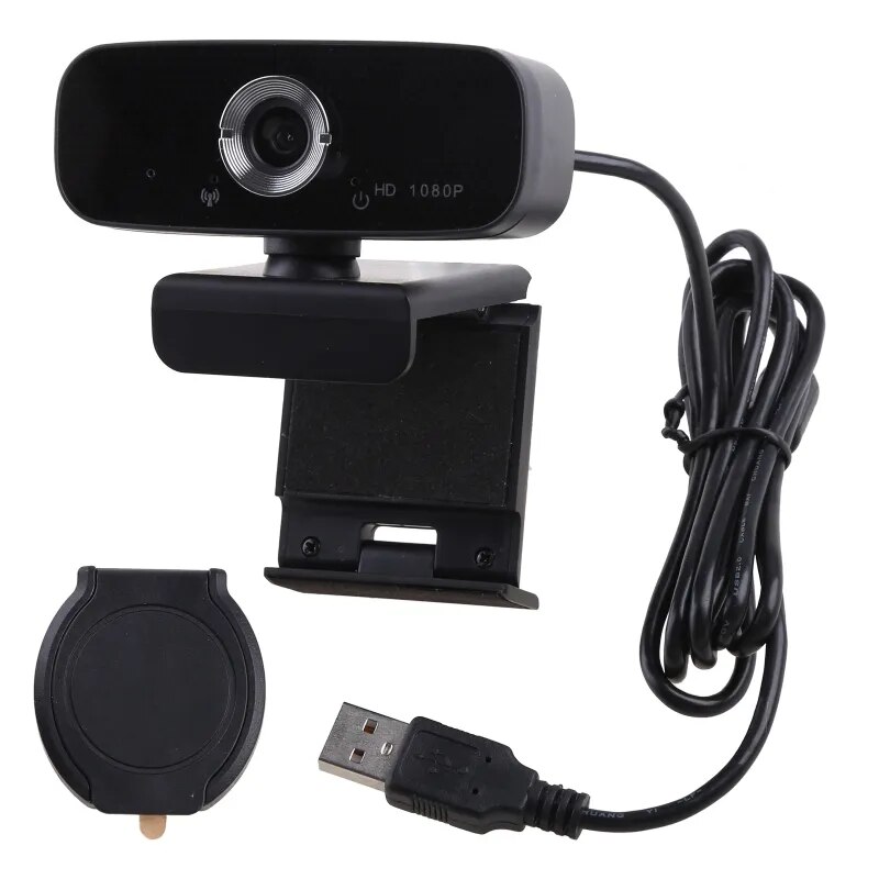 Anti-peeping Camera Desk Computer Laptop Webcam with Built-in Mic High