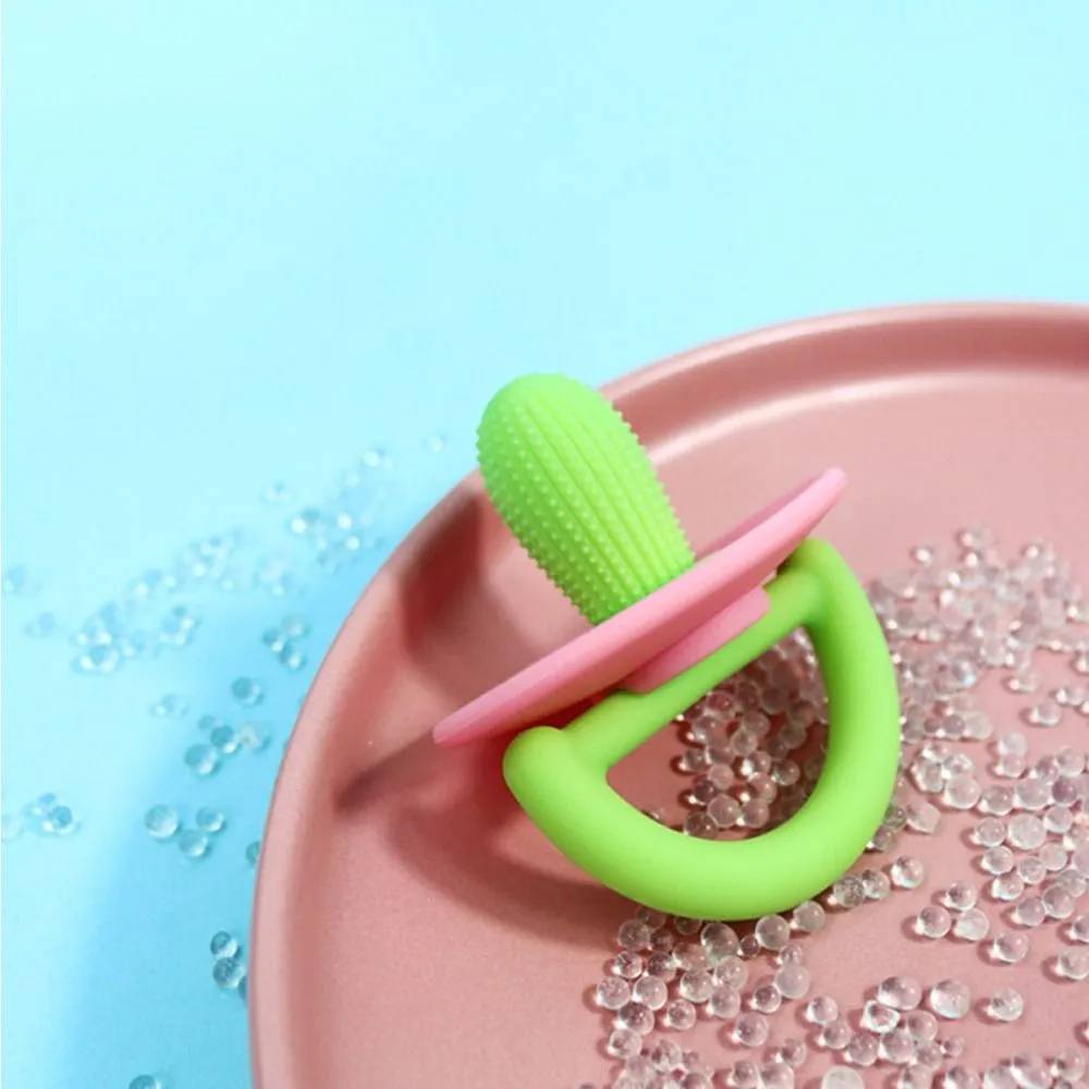Cute Environmental Silicone Food Grade Non-slip Cactus Shape Safety Nipple Nursing Accessory Soother Baby Pacifier