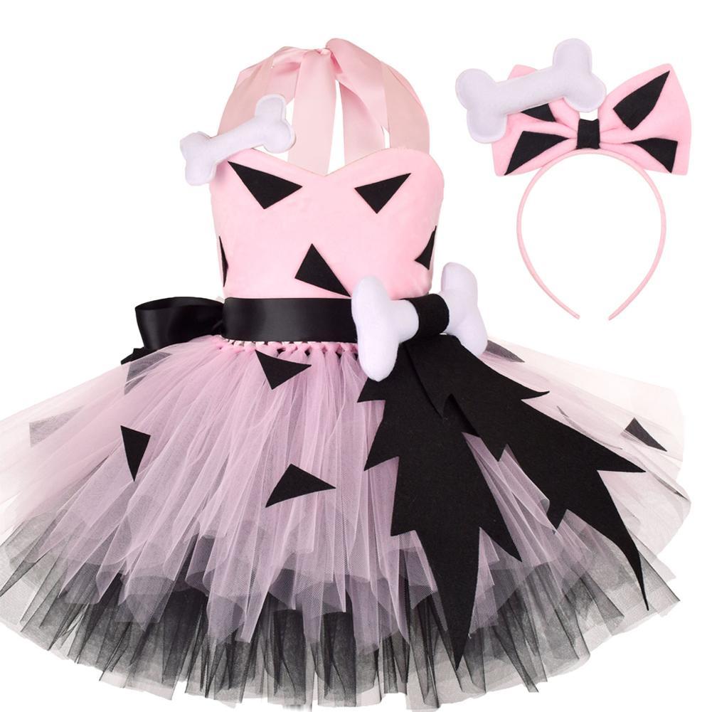 Puffy Skirt Halloween Costumes For Girls Animal Fox Children's Masquerade Role Play Dress Kids Carnival Party Clothes