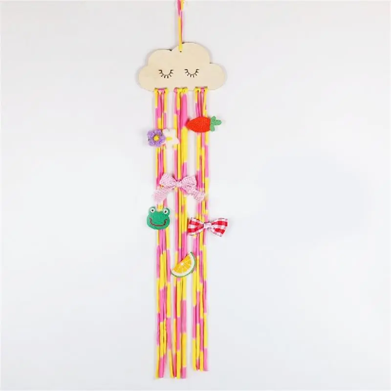 Hairpin Storage Pendant Hairpin Storage Bowknot Storage Pendant Solid Wood High Quality Home Decor Crafts Diy The Clouds