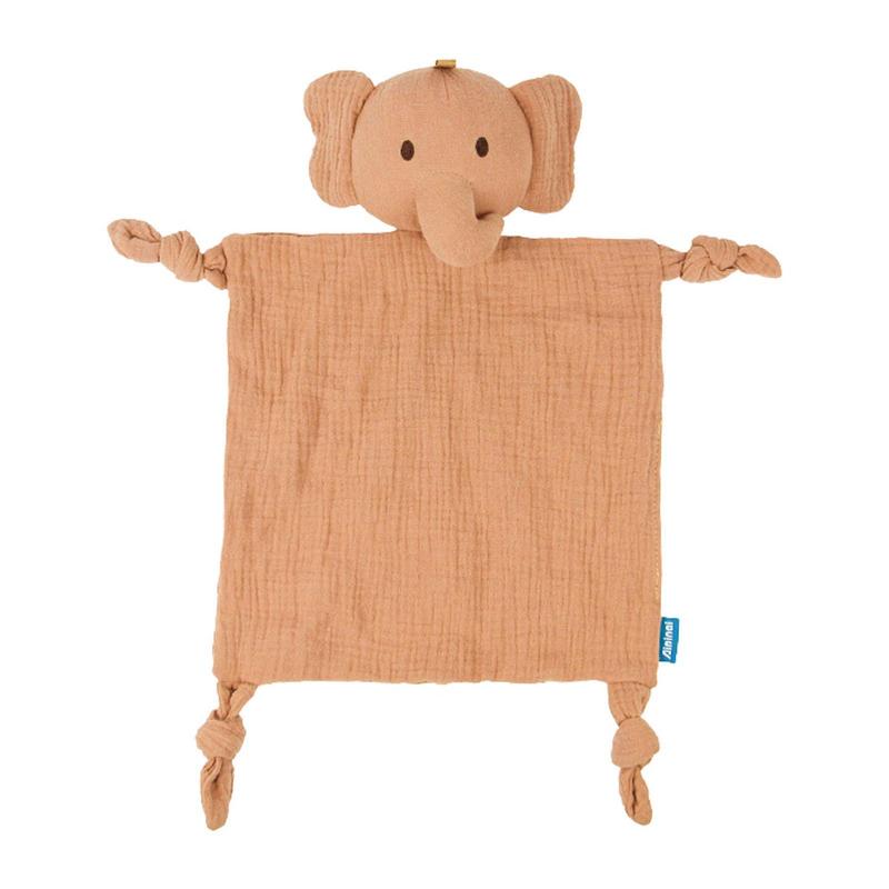 Animal Baby Blanket Soft And Breathable Baby Security Blanket Organic Cotton Muslin Animal Baby Blanket