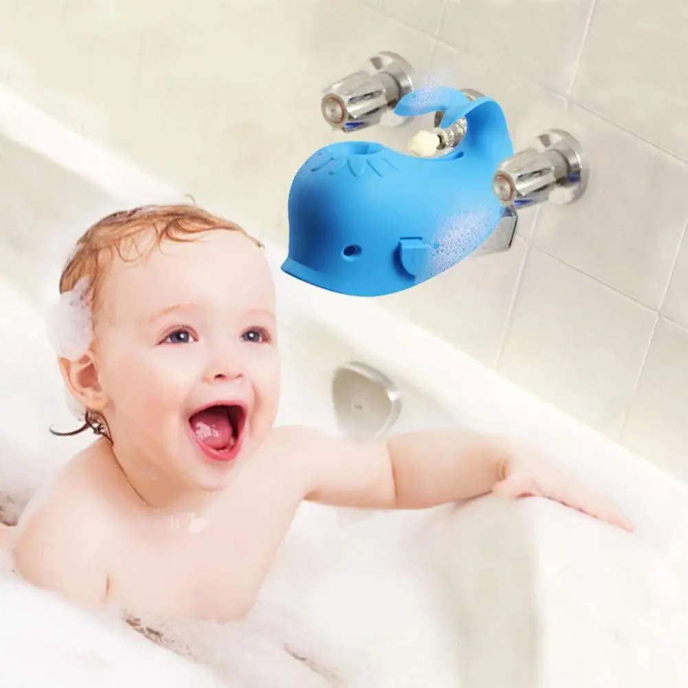 Faucet Cover for Baby Silicone Whale-shaped Baby Bathtub Faucet Cover Protect Little One During Bath Time with This Safe