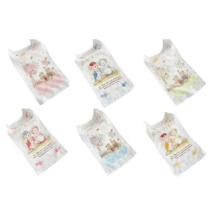 Multifunctional Baby Handkerchief Cotton Infant Drool Bib Nursing Saliva ToweL