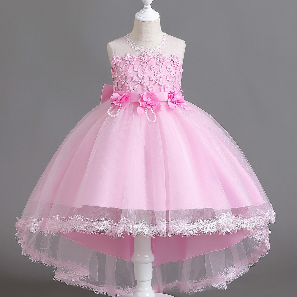Vestidos 2023 Graduation Prom Dresses Tailing Dress Wedding Bridesmaid Evening Dress For Girl Long Party Dresses 4-13 Years Old