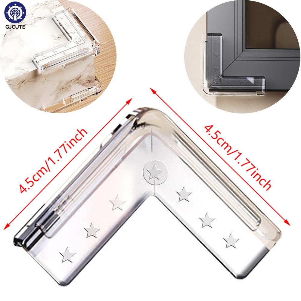 2pcs Silicone Safety Furniture Edge Banding Corner Guards Aluminum Angles Windows Anti-bump Head Protector Child Anti-collision