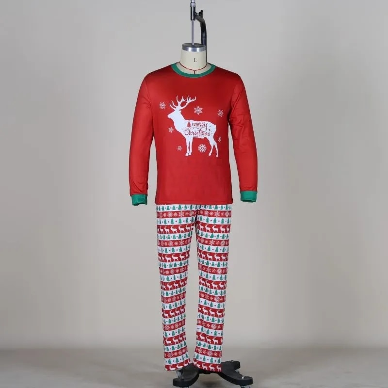 Christmas Pajamas Whole Family Set Couples Matching Daddy Mommy Me Daughter Son Xmas Pjs Outfit Mother Father Kids Child Striped