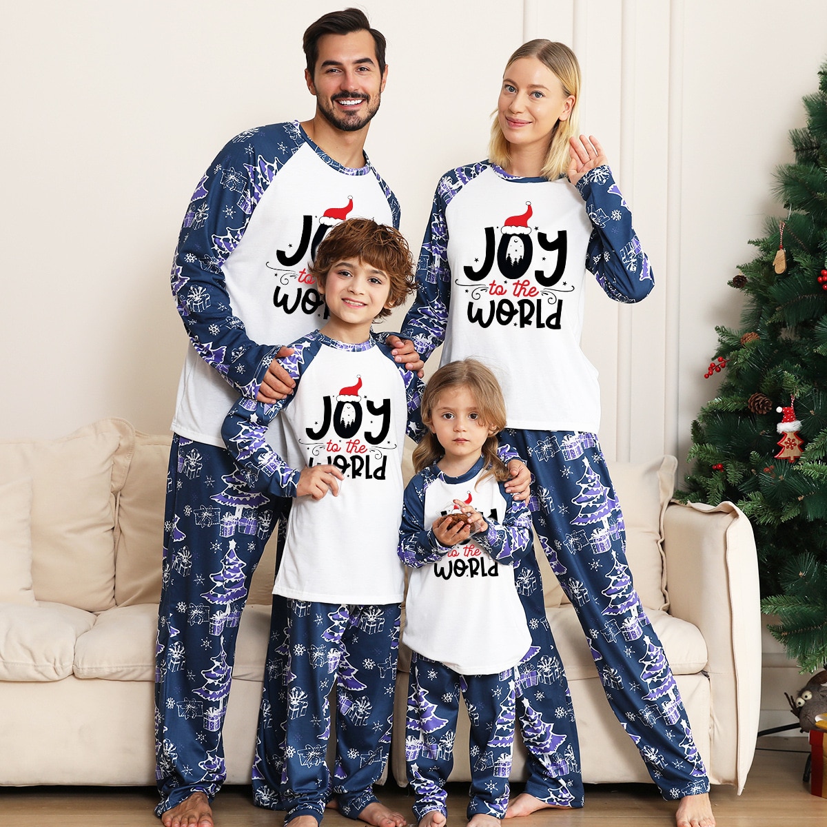 Christmas Matching Family Pajamas Clothing Set Mother Father Kids Children Baby Couples Women Men Xmas Pjs Outfit Mommy Daddy