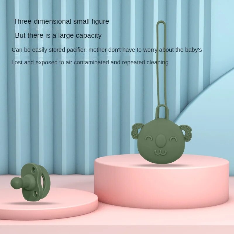 Pacifier Convenient Anti-drop Rope Pacifier Safe Lovely Baby Silicone Teething Toy Teething Toys The Best-selling Pacifier Clip