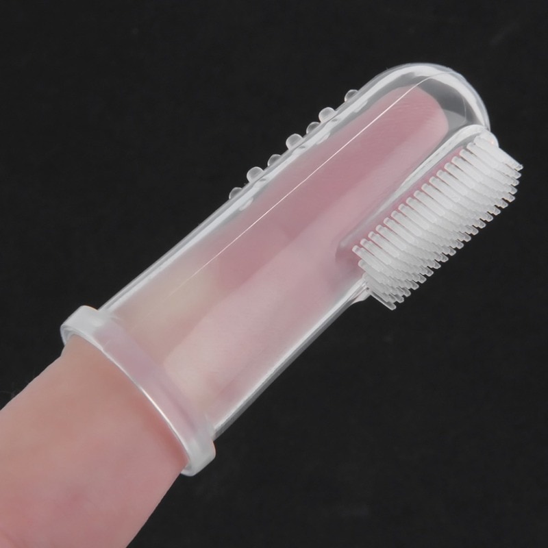 3pcs/set Silicone Finger Toothbrush for Baby Infant Dental Cleaning Brush Baby Care Deciduous Teeth Pet Toothbrushes