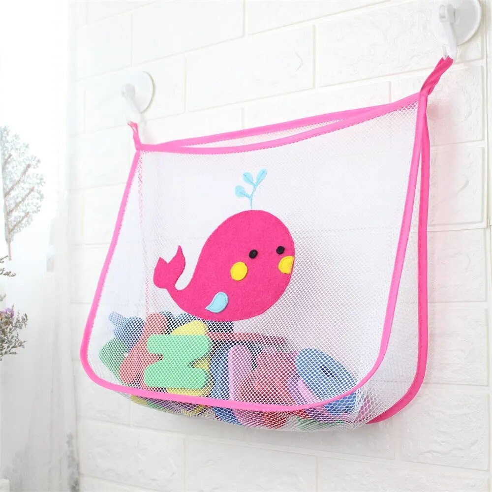 New Manual Jigsaw Cartoon Three-dimensional Children's Bath Toys Bathroom Hanging Bag Storage Bag Net Bag
