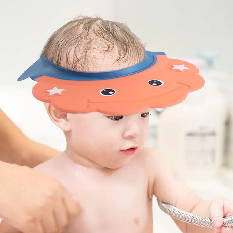 Baby Shampoo Hat Waterproof Ear Protector Children's Silicone Shampoo Tool Baby Shower Shower Hat Children's Shampoo H