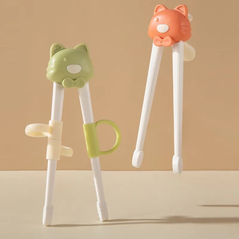 Kids Training Chopsticks Learning Chopstick Helper Children's Learning Chopstick with Auxiliary Device Trainer Chopstick Se