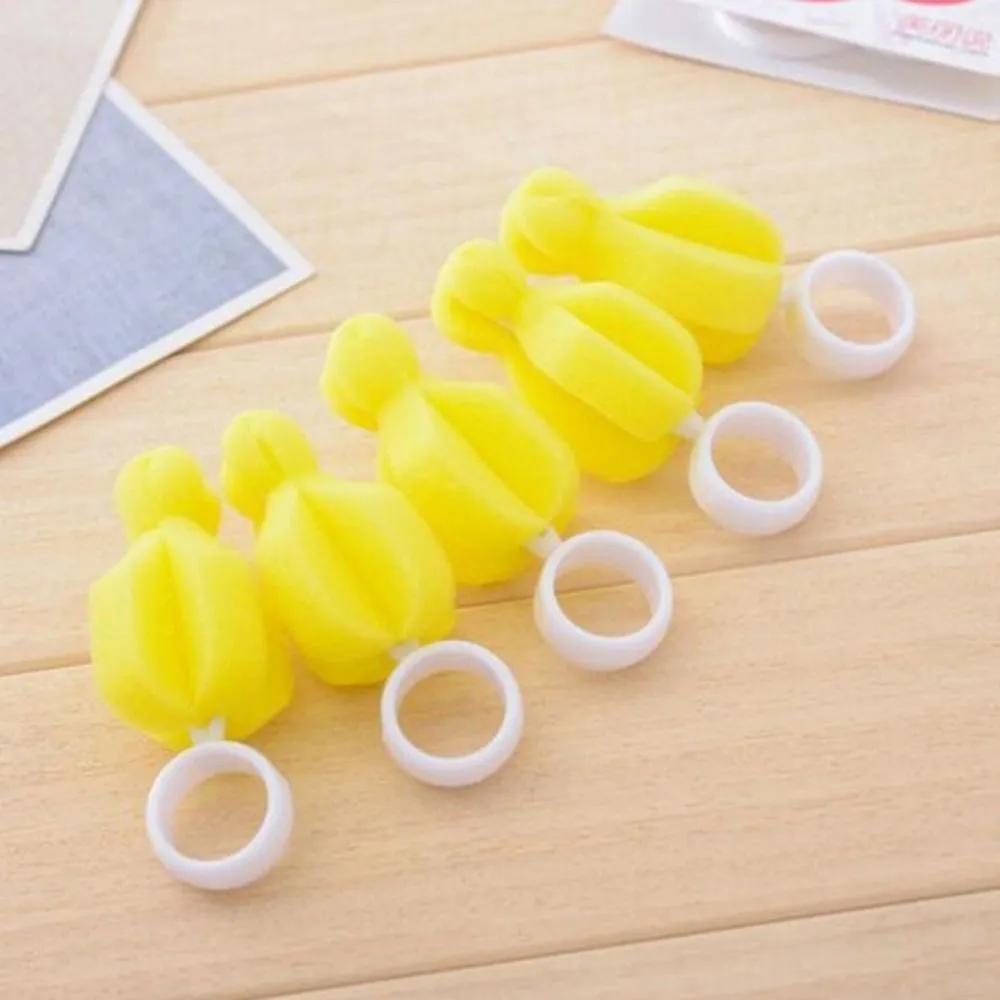 Angle Nipple Sponge Cleaner Newborn Baby Supplies 360 Degree Rotating Pacifier Brush Cleaning Brush Sponge Brush Teat Cleaner
