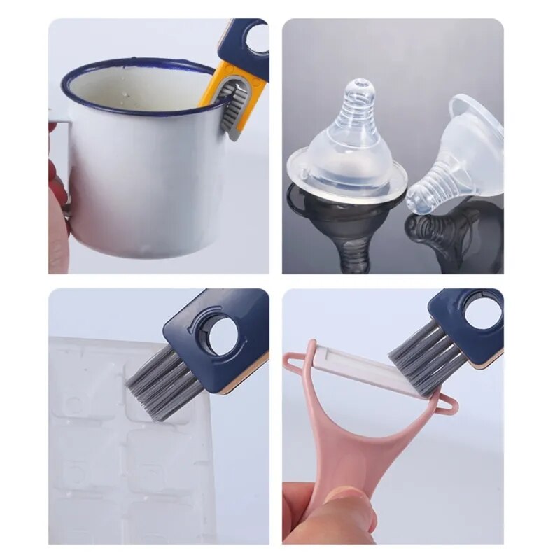Bottle Brush 4 in 1 Multi Scrubbing Brush with Extendable Handle Cup Cleaning