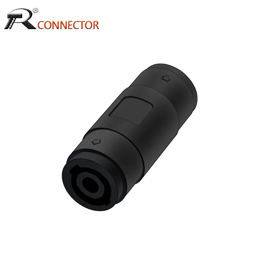 1pc 4Pins/Pol Buchse auf Buchse Speakon Koppler Adapter Audio Kabel Stecker New