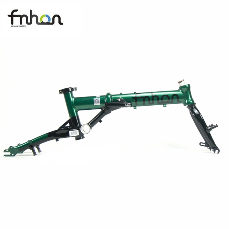 Fnhon Legierung Freiheit Rahmen 14 "16" 305 V Brems Faltbare 3 Speed Urban Pendler Fahrrad Frameset Gabel mit handlepo