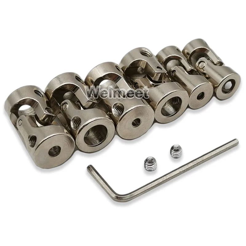 2,3/3/3,17/4/5/6/8mm Metall Universalgelenk Kupplung Boot Auto Modell Wellenkupplung Motor Stecker