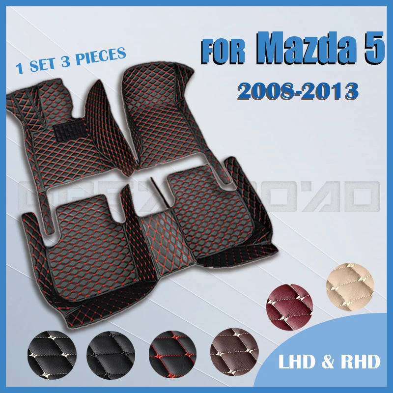 Auto-Fußmatten für Mazda 5/Premacy 2008 2009 2010 2011 2012 2013. Kundenspezifische Auto-Fußpolster,