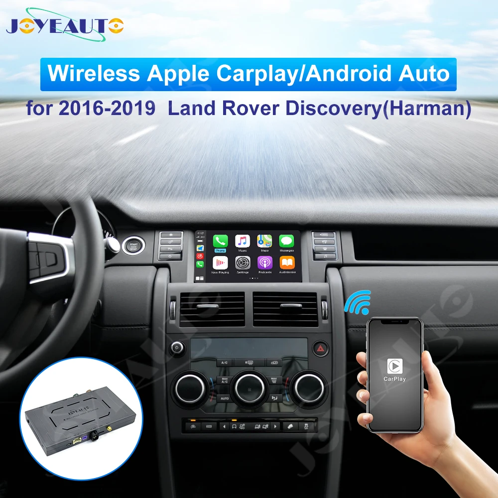 Joyeauto Wireless Apple Carplay für Land Rover Discovery Sport 5 für Jaguar F-Pace Android Auto Spiegelung Auto Nachrüstung Airp