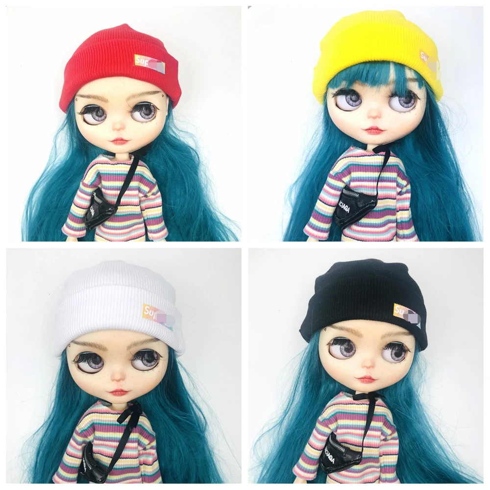 Neue blyth Hut Mode stricken kappe schwarz/rosa/rot/weiß woolen hut casual outfits für